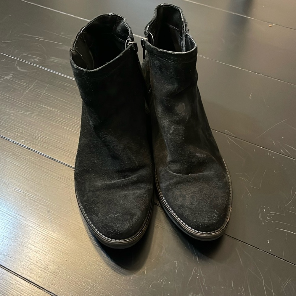 Blossom black suede boots; size 39; smoke and pet free home